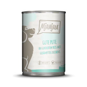 MjAMjAM Hund Pute+Reis+Zucchini 400gD