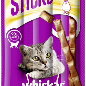 Whiskas Snacks Stick Reich an Huhn 6Stück