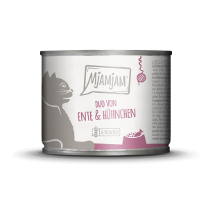 MjAMjAM Katze DUO Ente+Hühnchen+Möhrchen 200gD