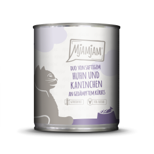 MjAMjAM Katze DUO Hühnchen+Kaninchen+Kürbis 800gD