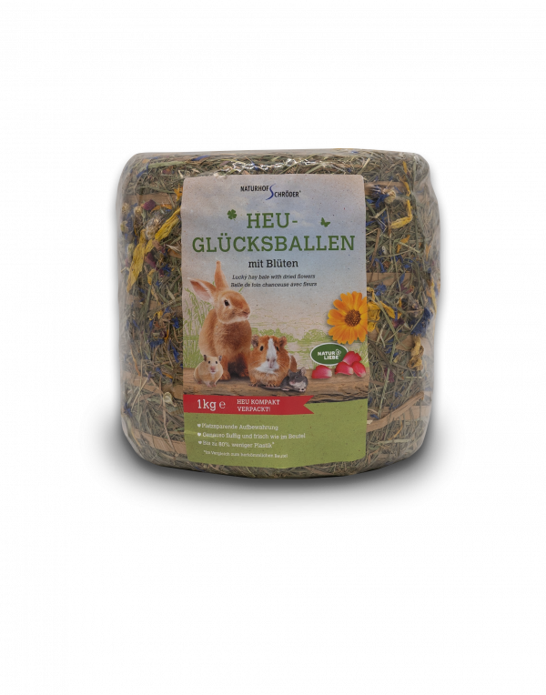 Heu-Glücksballen Blüten 1kg