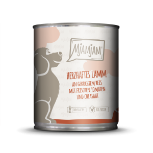 MjAMjAM Hund Lamm+Reis+Tomaten 800gD