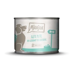 MjAMjAM Hund Pute+Reis+Zucchini 200gD