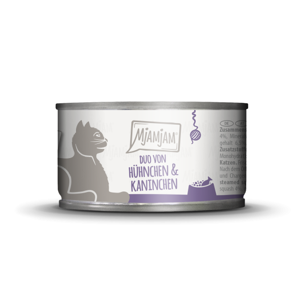 MjAMjAM Katze DUO Hühnchen+Kaninchen+Kürbis 100gD